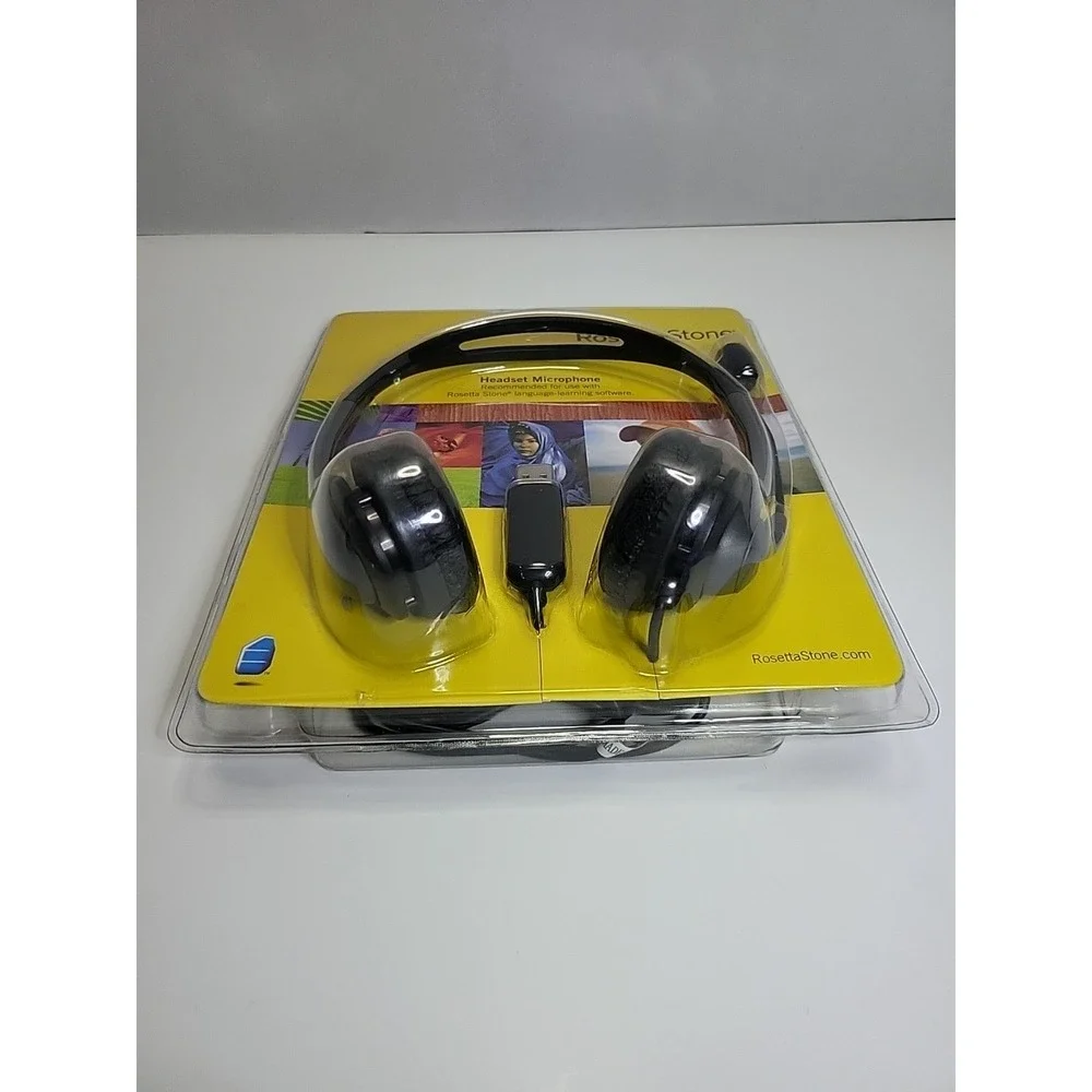 Rosetta Stone Headset Microphone USB For Language‎ Learning Software New Sealed!